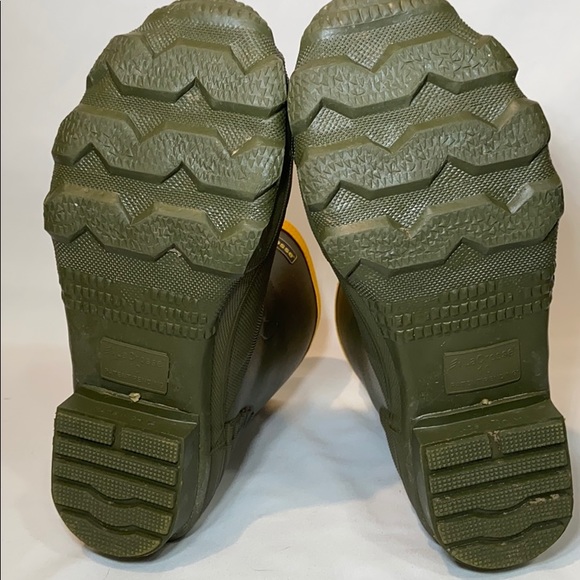 LaCrosse Burly Air Grip 9” Green Rubber Boots 10 - Picture 4 of 5